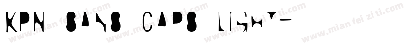 KPN Sans Caps Light字体转换